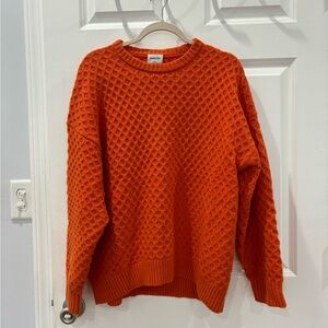 Oversized Orange Sweater